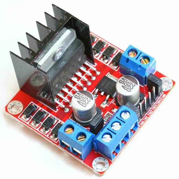 2X L298N Dual H Bridge DC Stepper Motor Driver Controller Board Arduino 